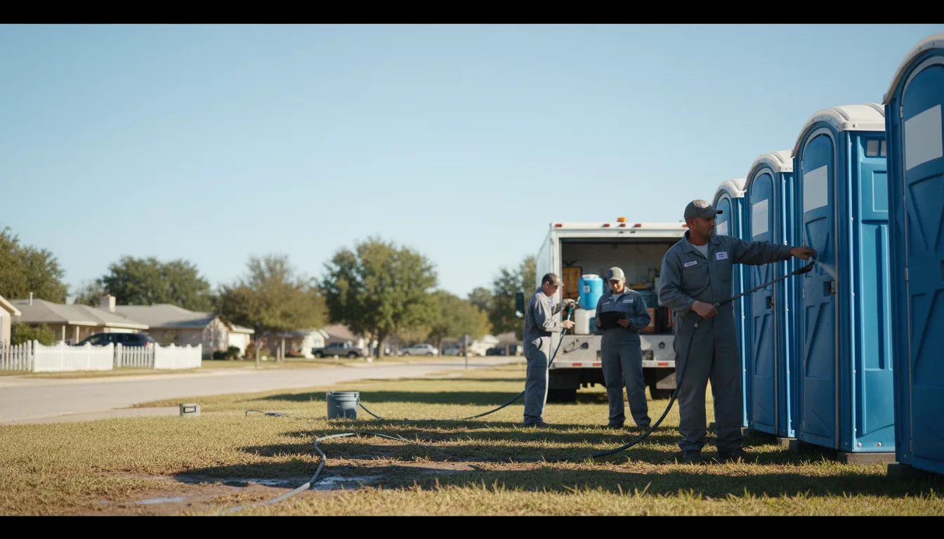 Long-Term Portable Toilet Rental in Bend, TX near me